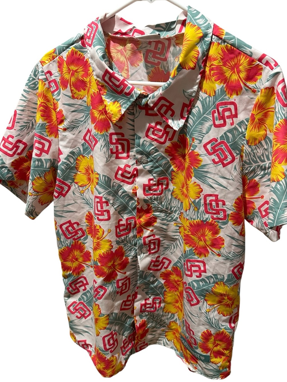 Unbranded MLB SD Padres Hawaiian Give Away Shirt